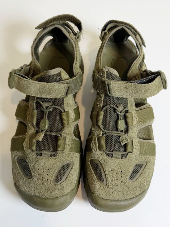 Teva Omnium Suede Mens 13 Sport Hiking Water Shoe Cord Closed Toe Sandals EUC main image 4